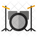 Drum Set Music Icon