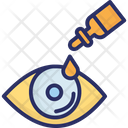 Dry Eye Eye Drop Eyedropper Icon