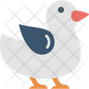 Duck Fly Animal Icon