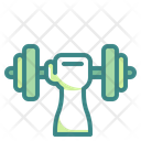 Dumbbell Hand Gym Icon