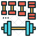 Dumbell Weight Training Icon