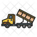 Dump Truck Dumper Construction Vehicle Icon