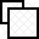 Duplicate Square Shape Icon