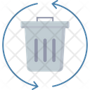 Dust Bin Recycle Garbage Icon
