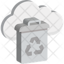 Dustbin Cloud Trash Trashcan Icon