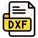 Dxf File Type File Format Icon