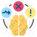 Dysfunction Abnormal Brain Icon