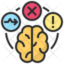 Dysfunction Abnormal Brain Icon