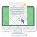 E Document Document Electronic Icon