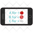 E Learning Abc Mobile Icon