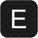 E letter Icon