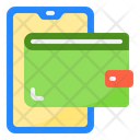 Wallet Mobilephone Online Icon