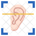 Ear Recognition Ear Scan Icon