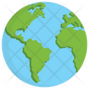 Earth Globe World Map Icon