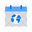 Earth Day Calendar Icon