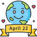 A Earth Day Earth Day Twenty Two April Icon