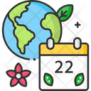 A Calendarearth Day Eniveronment Day Earth Icon