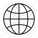 Earth Grid Icon