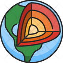 Earth Layers Layer Planet Icon