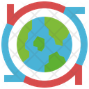 Earth Rotation Icon