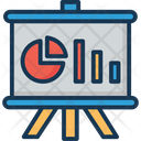 Easel Business Presentation Chalkboard Icon