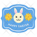 Easter badge Icon