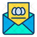 Easter Invitations Envelope Icon