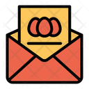 Easter Invitations Envelope Icon