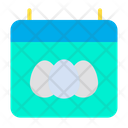 Easter Day Easter Date Calender Icon