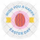 Easter Day Badge Easter Emblem Easter Logo Icon