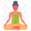 Easy pose  Icon