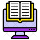 Ebook Online Library Online Book Icon
