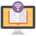 Ebook Online Learning Digital Education Icon