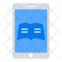 Mobile Books Ebooks Education Icon