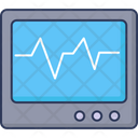 Ecg Monitor Heartbeat Electrocardiogram Icon