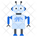 Ecg Robot Bionic Man Humanoid Icon