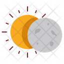 Waning Gibbous Moon Phase Darkening Icon