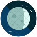 Waxing Crescent Moon Icon