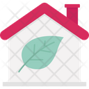 Eco Home House Leaf Icon