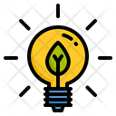 Eco Light Green Light Green Idea Icon