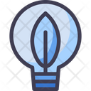 Eco Light Bulb Icon