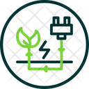 Eco Plant Ecological Bulb Icon