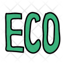 Eco Ecology Sign Icon