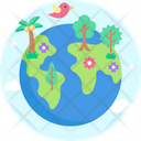 Ecology World Plant Earth Icon