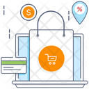 Ecommerce Website Online Shopping Online Shop Icon