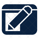 Edit Text Pencil Icon