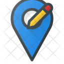 Edit Pin Geolocation Icon