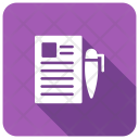 Edit Write Document Icon