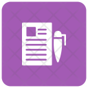 Edit Write Document Icon