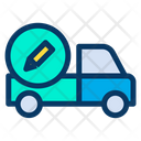 Edit Delivery Delivery Truck Shipping Icon